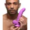 Pop Peckers 7.5" Dildo Purple - Фаллоимитатор, 21,5 см (фиолетовый)