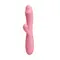 Pretty Love Snappy Vibrator Flesh - перезаряжаемый вибратор-кролик, 19.5х3.2 см (розовый)