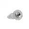 Pillow Talk Fancy Luxurious Glass Anal Plug - Стеклянная анальная пробка, 10.1х3 см