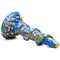 Creature Cocks Lord Kraken Tentacled Silicone Dildo - фантазийный фаллоимитатор Кракен, 21.1х5.1 (синий с золотым)