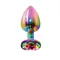 Анальная пробка с кристалом Toy Joy Small