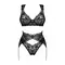Obsessive Donna Dream - Эротический комплект белья, XS/S (черный)