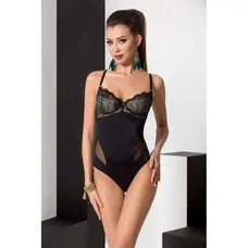 Passion Floris Body: Exclusive - Боді з квітковим мереживом, L/XL