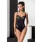 Passion Floris Body: Exclusive - Боді з квітковим мереживом, L/XL