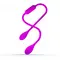 Pretty Love Dream Lovers Whip Pink - Двусторонний вибратор, 65,5 см (розовый)