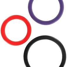 Toy Joy Triple Rings Multicolor 3Pcs - эрекционные кольца