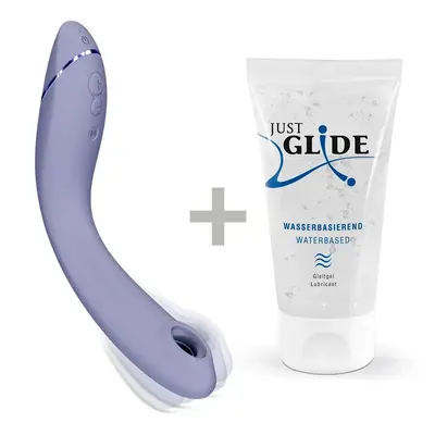 Womanizer OG Lilac + Лубрикант 50 мл - Вакуумний вибратор для точки G, 17,6 см (фиолетовый)