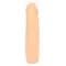 Nature Skin Sleeve With Bullet - Удлиняющая насадка на пенис, +до 3.8 см (телесный)