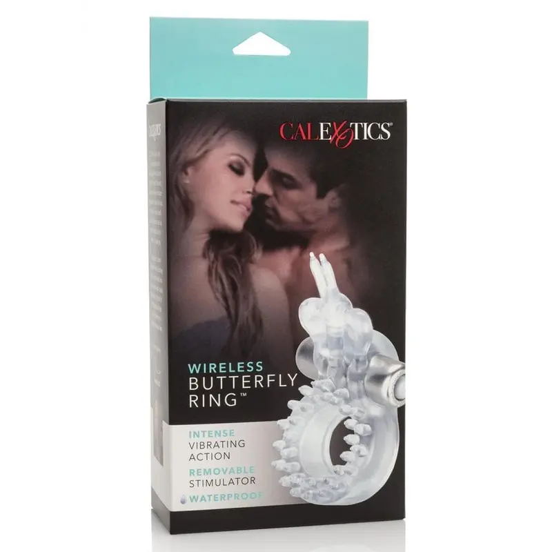CalExotics Butterfly Beauty Orgasm Ring - виброкольцо с бабочкой, 8х3.2 см (прозрачный) CalExotics Butterfly Beauty Orgasm Ring - виброкольцо с бабочкой, 8х3.2 см (прозрачный)