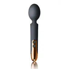 Rocks Off Oriel Black - вібромасажер з гнучкою головкою, 22.8 см (чорний)