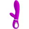 LyBaile Pretty Love Thomas Vibrator - Вибратор с клиторальным стимулятором, 20.5х4 см (фиолетовый)