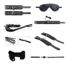 Alive - Secret Desires Black BDSM Kit - Набір із восьми предметів