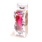 Boss Silikon Plug Jewellery Pink Medium - Анальная пробка с кристаллом, 8х3.5 см (розовый с голубым)