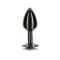 Taboom - M Butt Plug With Diamond Jewel - Анальная пробка, 8.2х3.4 см