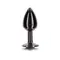 Taboom - M Butt Plug With Diamond Jewel - Анальная пробка, 8.2х3.4 см