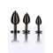 Taboom - M Butt Plug With Diamond Jewel - Анальная пробка, 8.2х3.4 см