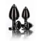 Taboom - M Butt Plug With Diamond Jewel - Анальная пробка, 8.2х3.4 см