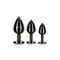 Taboom - M Butt Plug With Diamond Jewel - Анальная пробка, 8.2х3.4 см