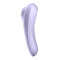 Satisfyer Dual Pleasure - Смарт вибратор и вакуумный стимулятор 2 в 1, 18х4.9 см (сиреневый)
