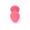 Boss Silikon Plug Jewellery Red Medium - Анальная пробка с кристаллом, 8х3.5 см (красный с синим)