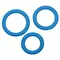 Lust 3 Blue - Набор эрекционных колец, 3 шт (синий)