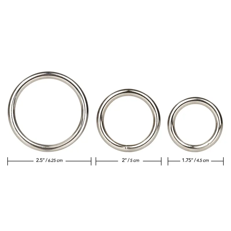 Набор колец Silver Ring - 3 Piece Set Набор колец Silver Ring - 3 Piece Set
