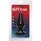 Анальна пробка Classic Butt Plug Large, Чорний, 12,7x5,7 см