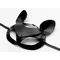 Tailz Black Cat Tail Anal Plug & Mask Set - ролевой БДСМ набор кота: маска и анальная пробка с хвостом