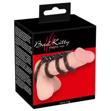 Bad Kitty Cockring - Эрекционное кольцо, 6,5 см (серый)