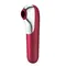 Satisfyer Dual Love 2 в 1 - Смарт вібратор і вакуумний стимулятор клітора, 16х3.8 см (червоний)
