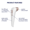 Satisfyer Number Two (ex. PRO 2 WNG) - Вакуум-волновой бесконтактный стимулятор клитора, 18х4 см (белый)