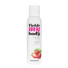 Love To Love Tickle My Body Strawberry - масажна піна, що зволожує, 150 мл.
