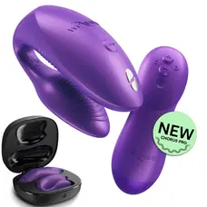 Вібратор для пар зі смарт управлінням We-Vibe Chorus Pro Cosmic Purple