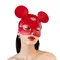 Кожаная маска мышки Art of Sex - Mouse Mask красная