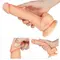 LoveToy Easy Strapon Set 8.5'' - м'який страпон з реалістичним вібратором, 21.5х4.5 см (тілесний)