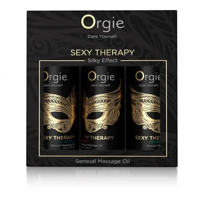 Orgie - SEXY THERAPY - Набір масажної олії з ароматами-афродизіаками, 3х30 мл