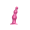 Анальна ялинка насадка для страпону Strap-On-Me Dildo Plug Beads, 13,8х4,3 см розмір L
