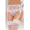 SoftLine Garterbelt 3311 - Пояс для чулок, S/M (белый)