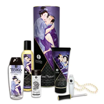 Shunga Carnal Pleasures - подарочный набор интимной косметики с жемчужным браслетом
