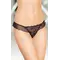 SoftLine G-String 2384 - Жіночі стрінги, S/M (чорний)