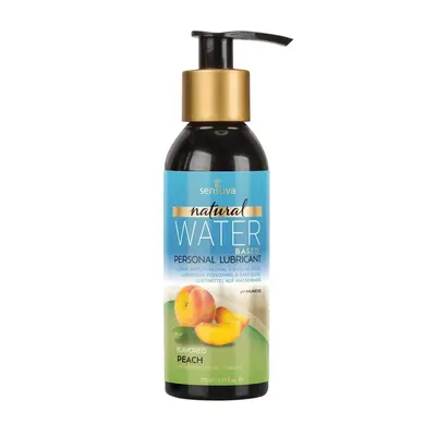Sensuva Natural Water-Based Peach - Смазка на водной основе, без глицерина и парабенов, 125 мл