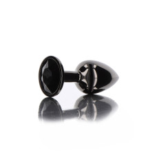 Taboom - M Butt Plug With Diamond Jewel - Анальная пробка, 8.2х3.4 см