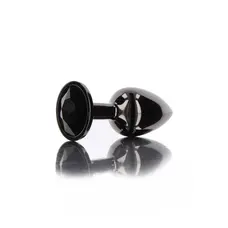 Taboom - M Butt Plug With Diamond Jewel - Анальная пробка, 8.2х3.4 см