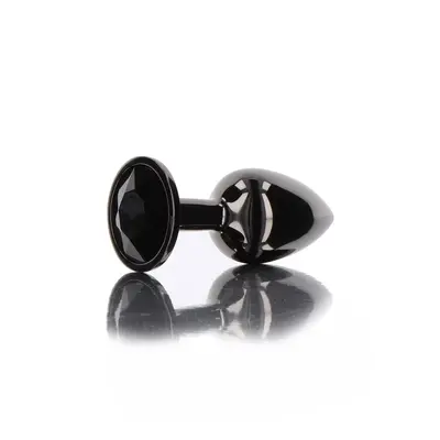 Taboom - M Butt Plug With Diamond Jewel - Анальная пробка, 8.2х3.4 см