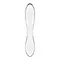 Двухсторонний фаллоимитатор Satisfyer Dazzling Crystal 1, 18,5 см