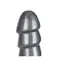 Doc Johnson American Bombshell B-10 Warhead Gun Metal, фаллоимитатор для фистинга, 25.4х6,9 см