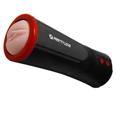 Masturbator Flesh Tube - Мастурбатор з імітацією фрикцій та звуковим супроводом, 24.6х9 см.