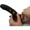 LyBaile Pretty Love Vibrating Penis Sleeve Black - Силіконова насадка з вібрацією, 15.2х3.3 см