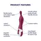 Satisfyer - A-Mazing 1 - Инновационный вибратор для точки А, 21.7х3.8 см (ягодный)