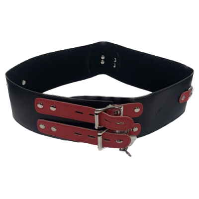 Пикантные Штучки Red&Black - Комплект ошейник и фиксаторы для рук и ног, (красный)
